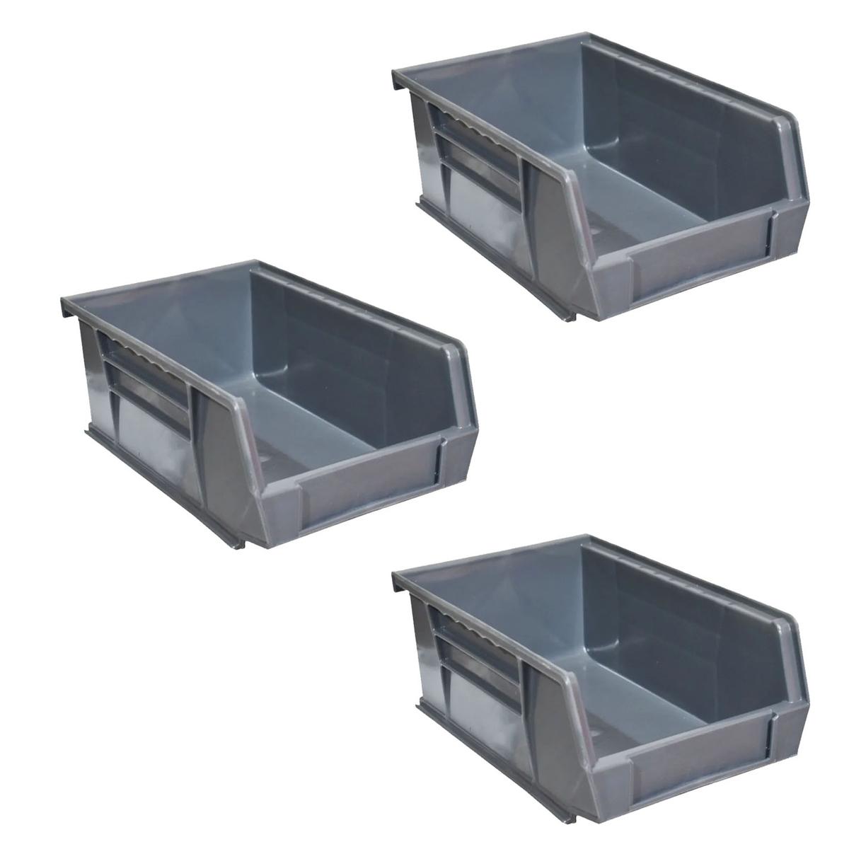 Caja Organizadora Ventdepot color Gris 3 Piezas