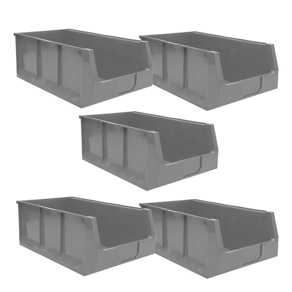 Organizadores Para Ferreterías Ventdepot Mxdwy-032 5 Piezas Gris