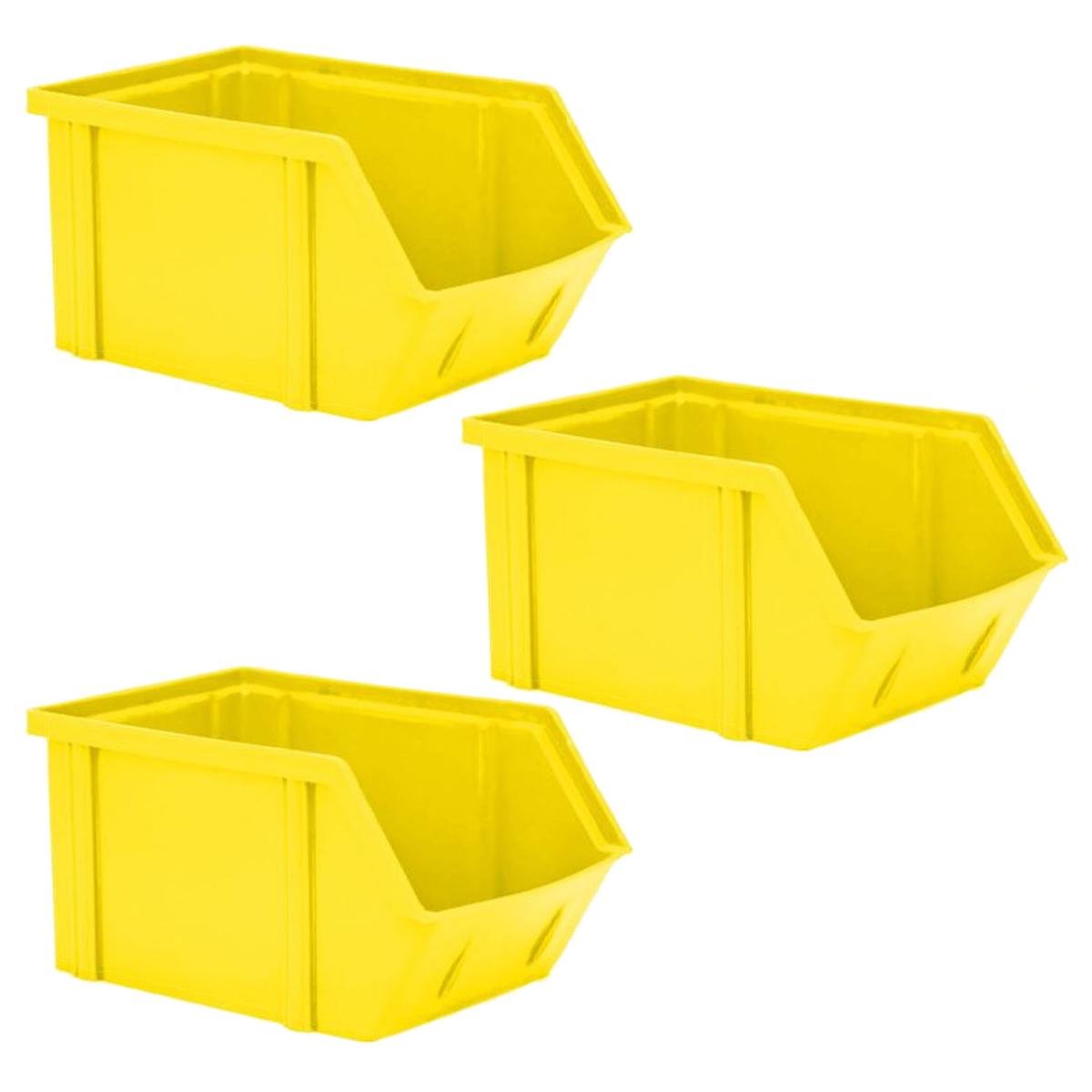 Contenedor para Herramientas VentDepot Mxmfc-003 Amarillo 3 Piezas