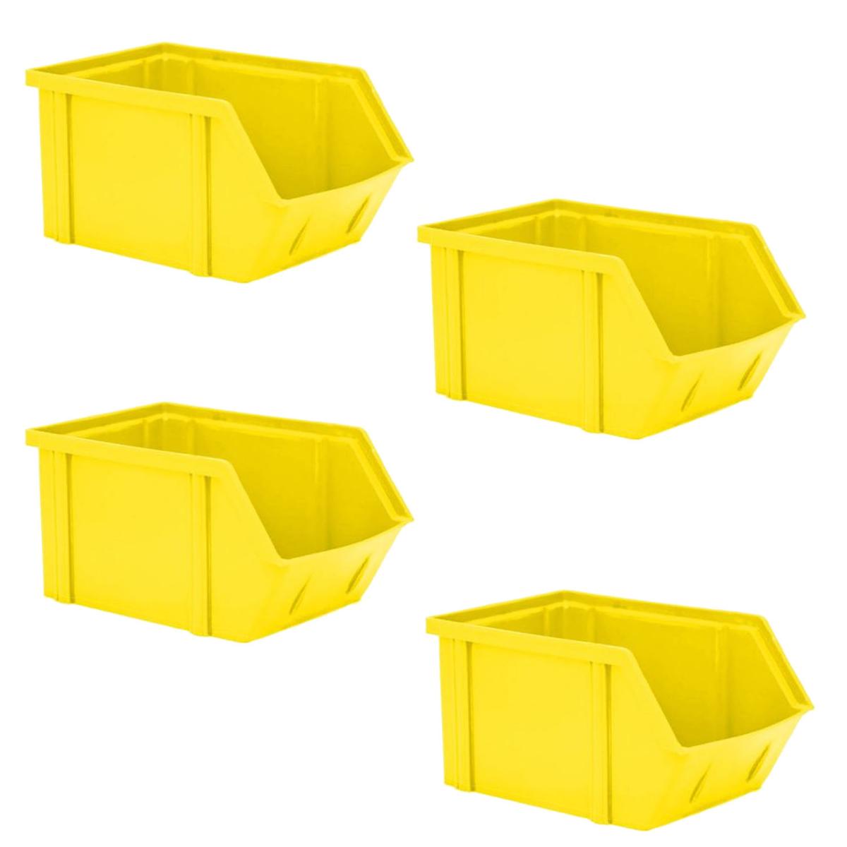 Contenedor para Herramientas VentDepot Mxmfc-004 Amarillo 4 Piezas