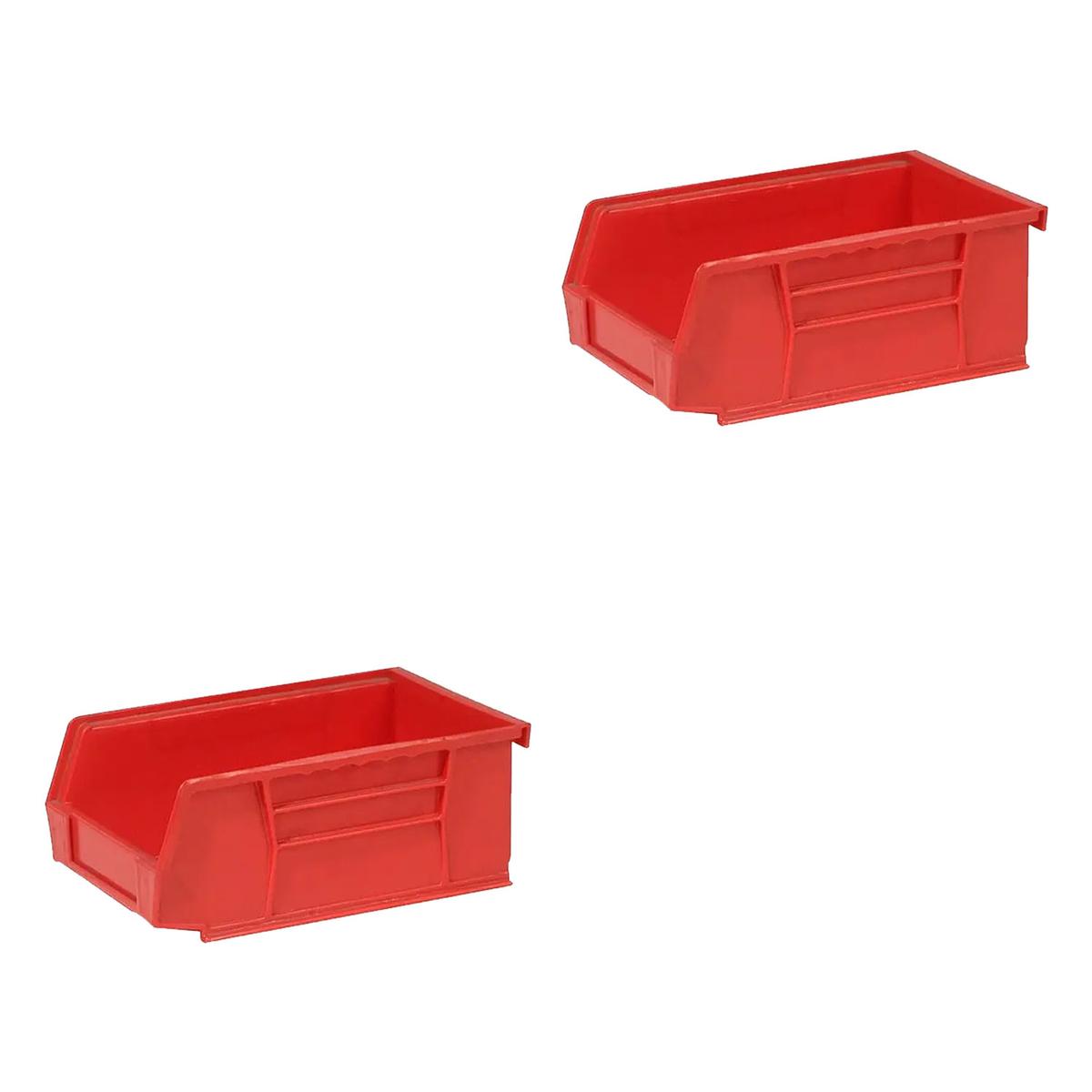 Contenedor de Plástico Ventdepot Mxdlo-011 2 Piezas Rojo