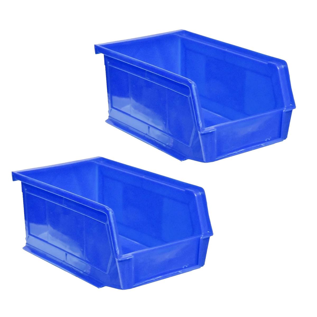 Contenedor de Plástico Ventdepot Mxwef-020 2 Piezas Azul