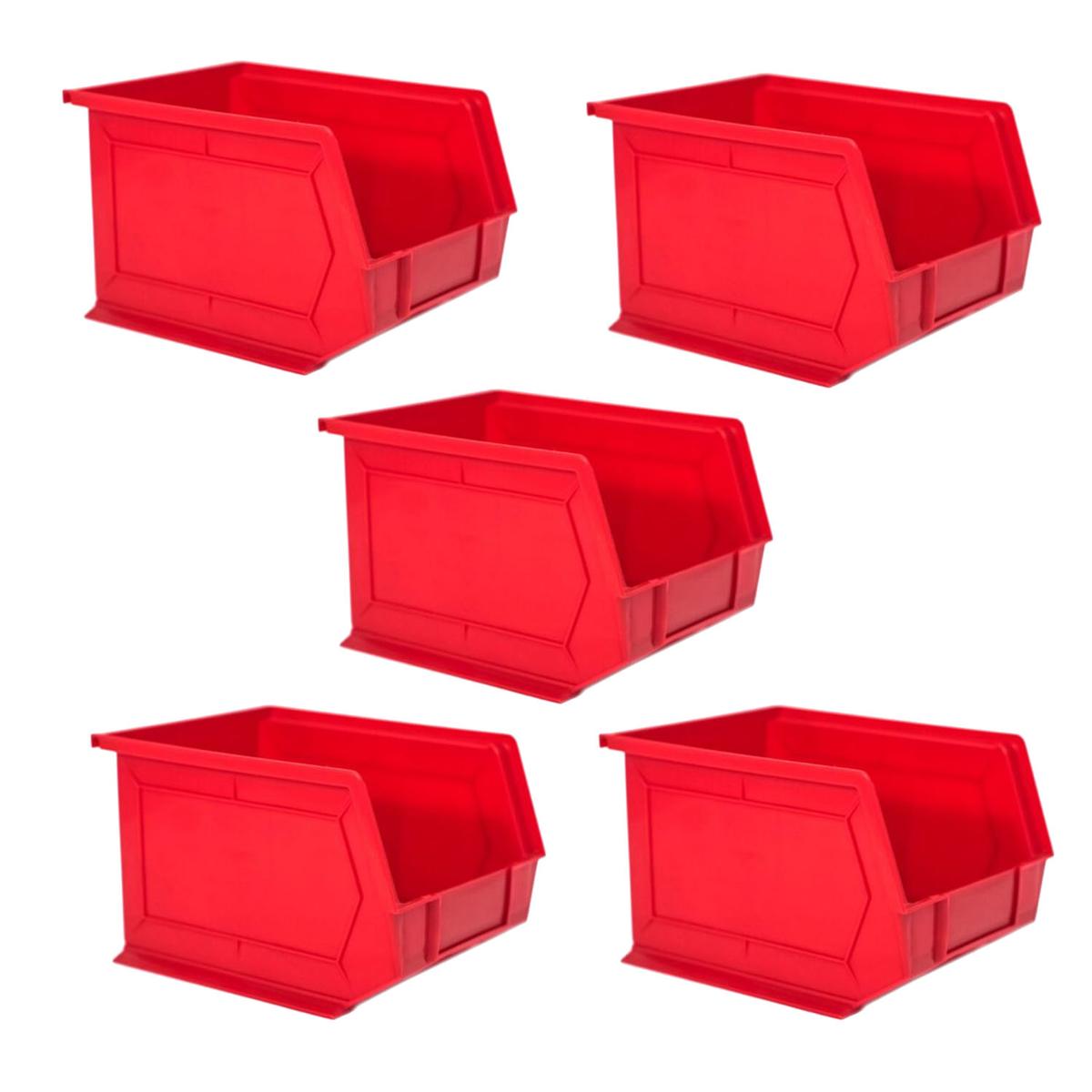 Caja Organizadora Ventdepot color Rojo 5 Piezas