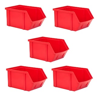 Foto 2 | Organizador De Plástico Ventdepot Mxmfc-014 5 Piezas Rojo