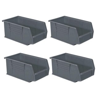 Foto 2 | Contenedor de Plástico Ventdepot Mxwgg-031 4 Piezas Gris