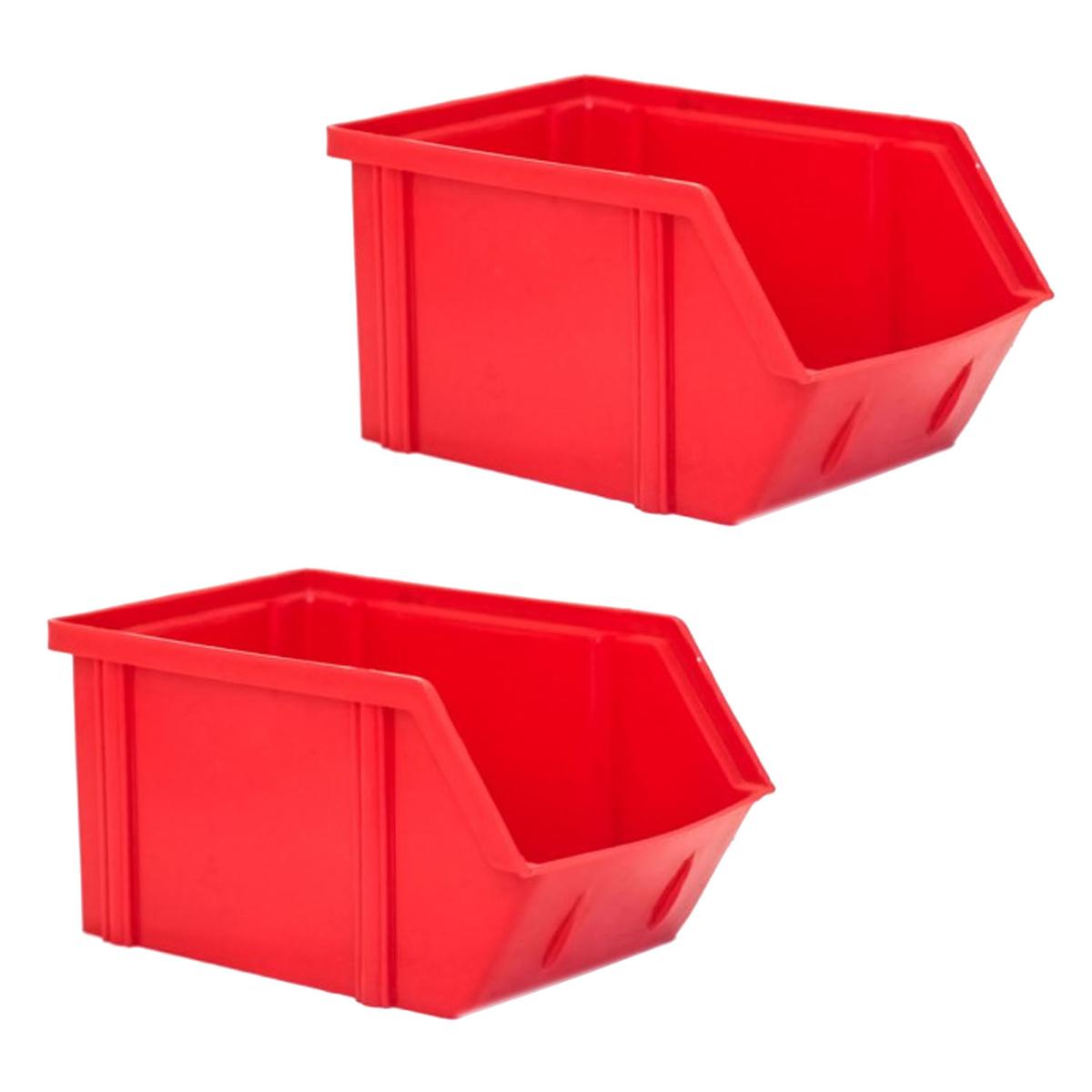 Foto 1 | Contenedor Organizador Sofisticado Ventdepot Mxmfc-011 2 Piezas Rojo