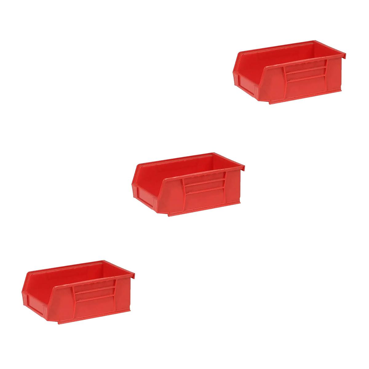 Contenedor de Plástico Ventdepot Mxdlo-012 3 Piezas Rojo