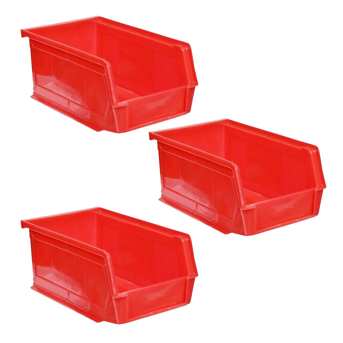 Foto 2 pulgar | Caja Organizadora Ventdepot color Rojo 3 Piezas