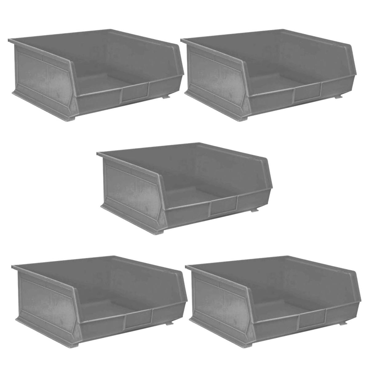 Organizador Apilable de Herramientas VentDepot Mxwpp-032 Gris 5 Piezas