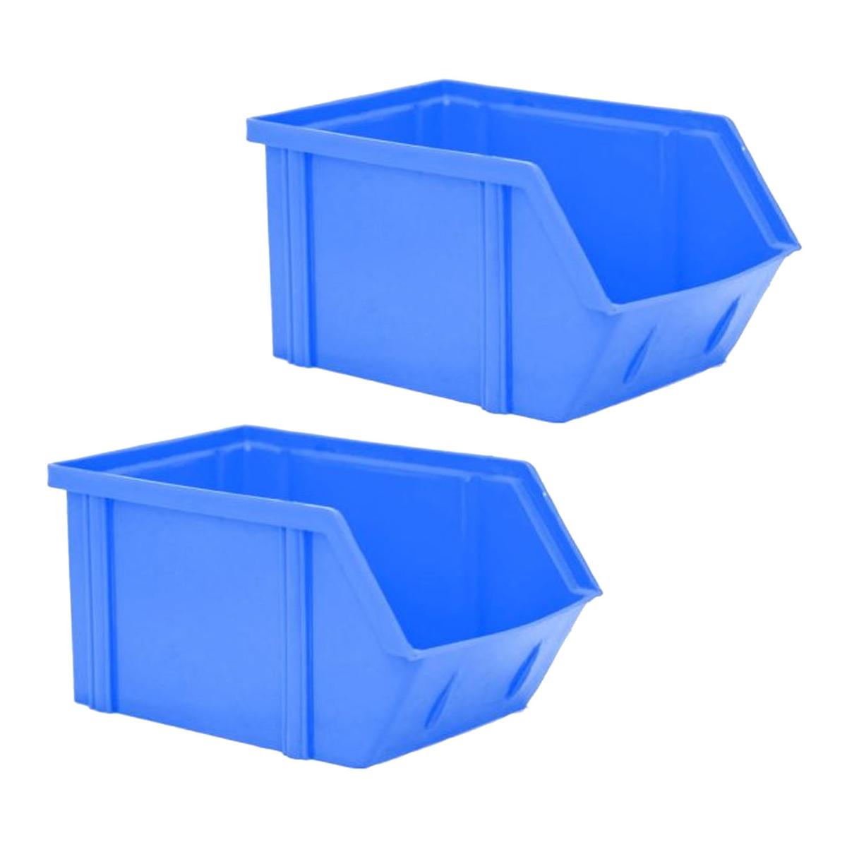 Contenedor de Plástico Ventdepot Mxmfc-020 2 Piezas Azul