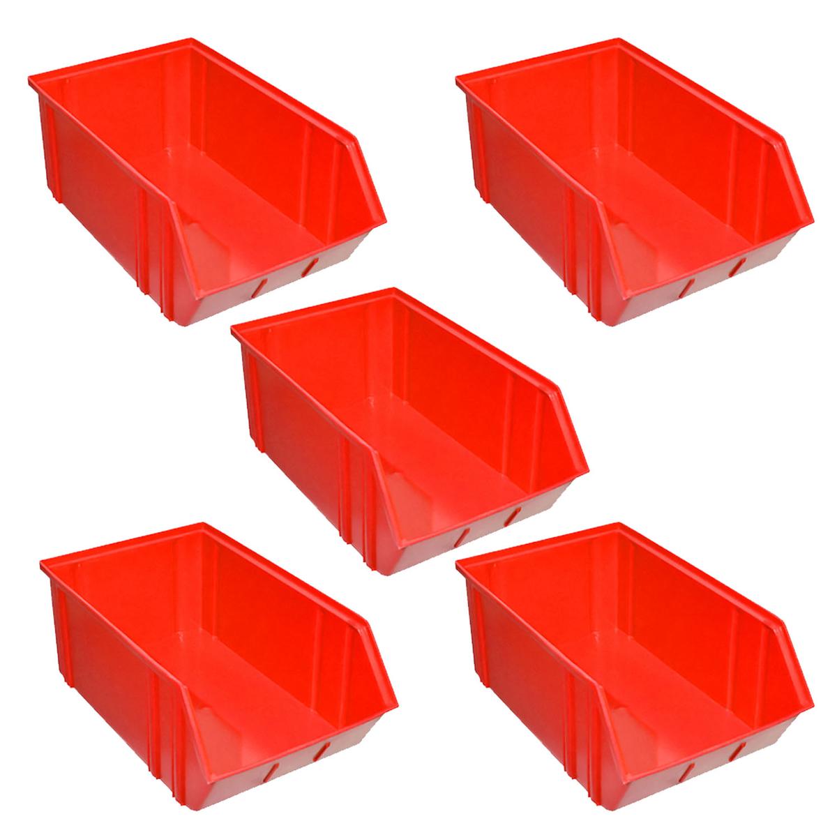 Contenedor para Herramientas VentDepot Mxraa-014 Rojo 5 Piezas