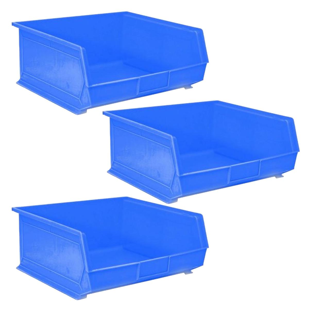 Organizador de Plástico Ventdepot Mxwpp-021 3 Piezas Azul