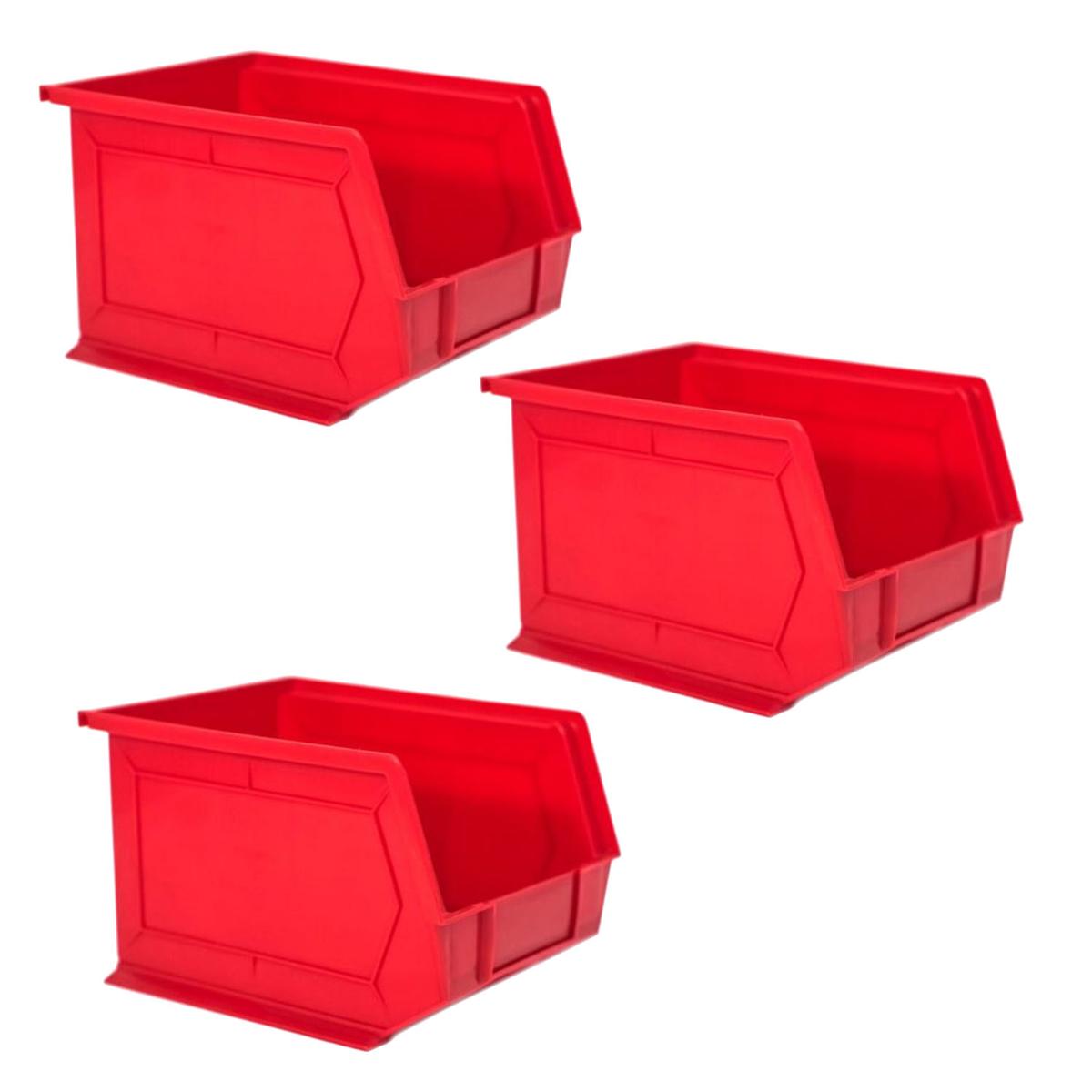 Caja Organizadora Ventdepot color Rojo 3 Piezas