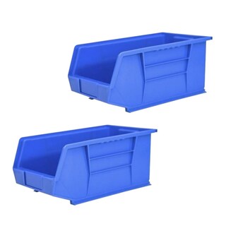 Foto 2 | Contenedor Para Mantener Organizado Ventdepot Mxwgg-020 2 Piezas Azul