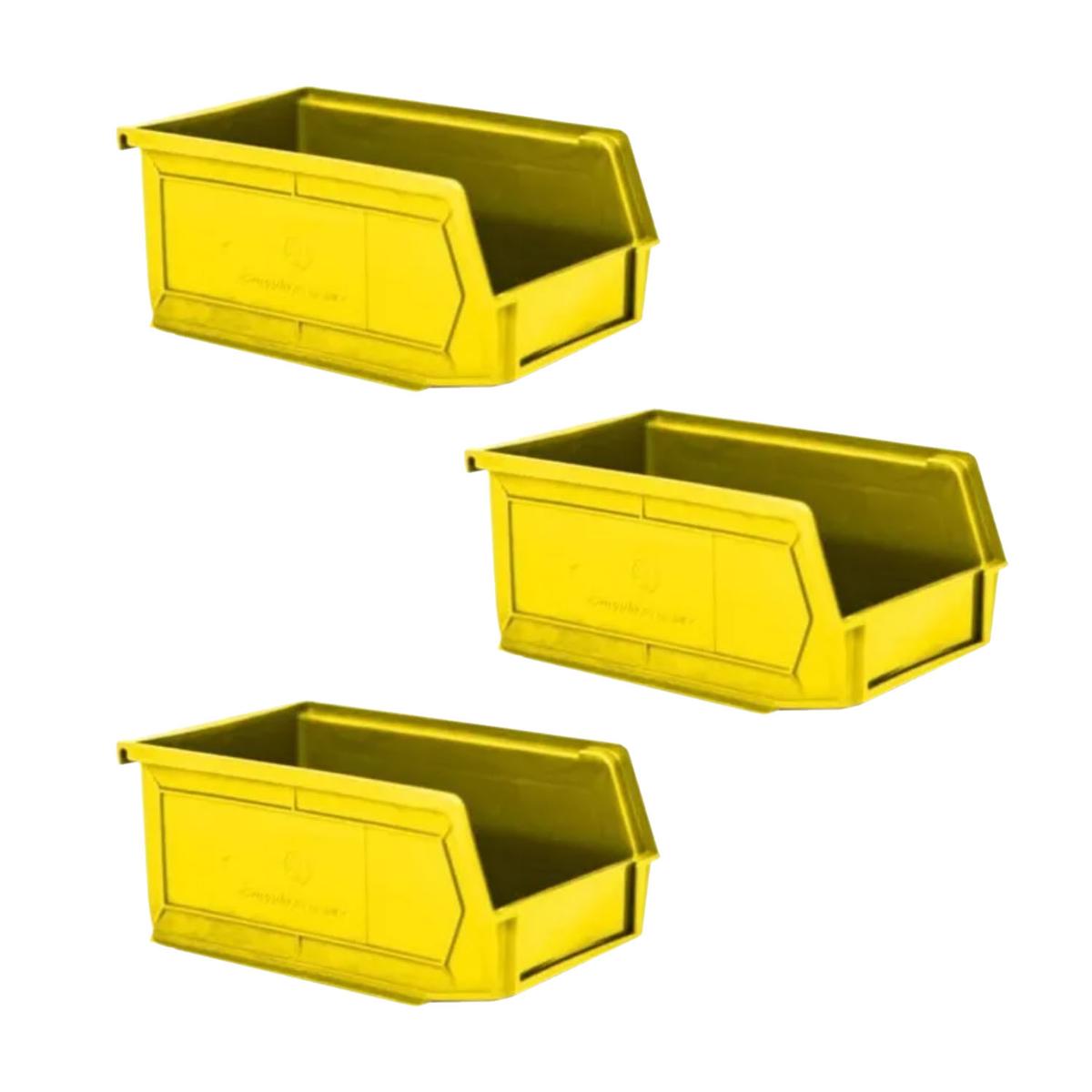 Organizadores para Papelerías Ventdepot 3 Piezas Amarillo