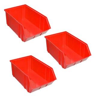 Foto 1 | Caja Organizadora Ventdepot color Rojo 3 Piezas