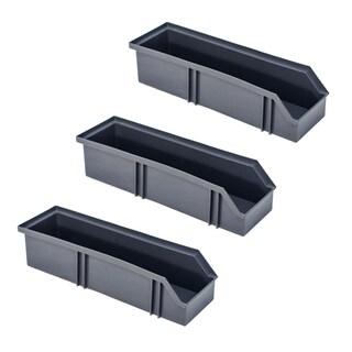 Foto 1 | Contenedor de Plástico Ventdepot Mxpwo-030 3 Piezas Gris