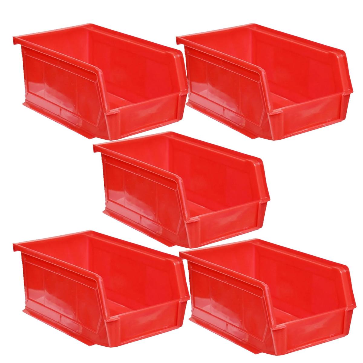 Foto 2 pulgar | Caja Organizadora Ventdepot color Rojo 5 Piezas