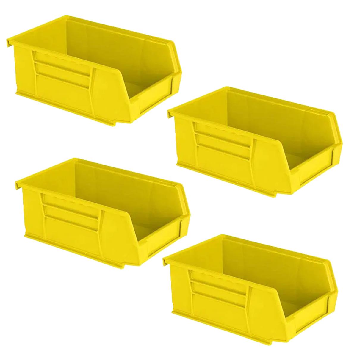 Contenedor de Plástico Ventdepot Mxdwx-004 4 Piezas Amarillo