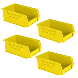 Foto 1 | Contenedor de Plástico Ventdepot Mxdwx-004 4 Piezas Amarillo