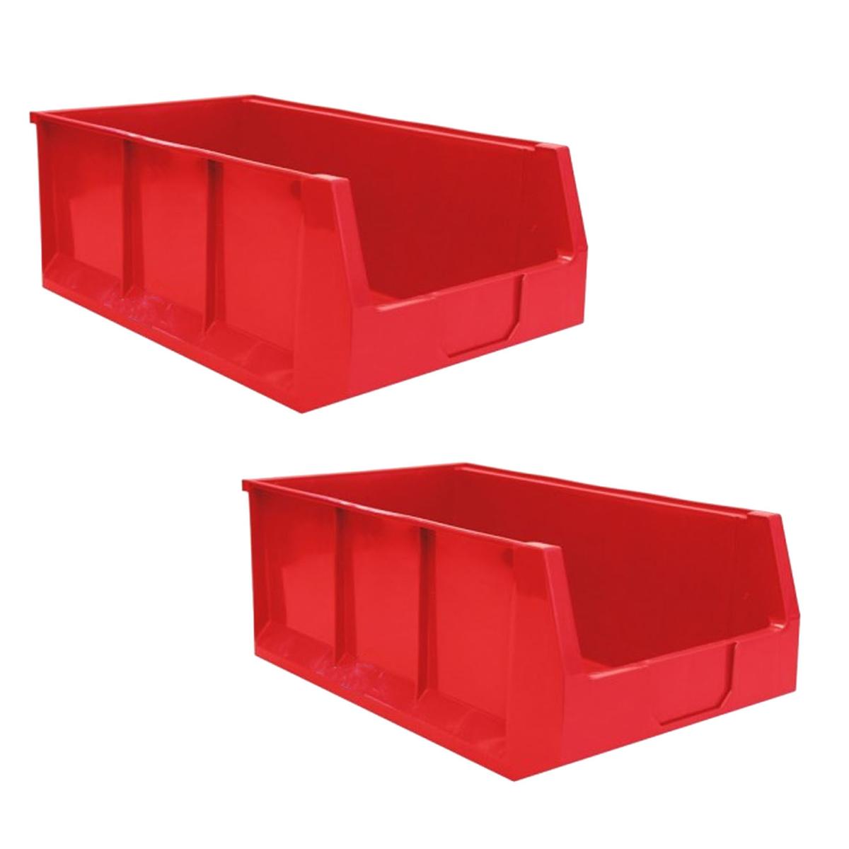 Contenedores Para Poner Cosas Ventdepot Mxdwy-016 15 Piezas Rojo