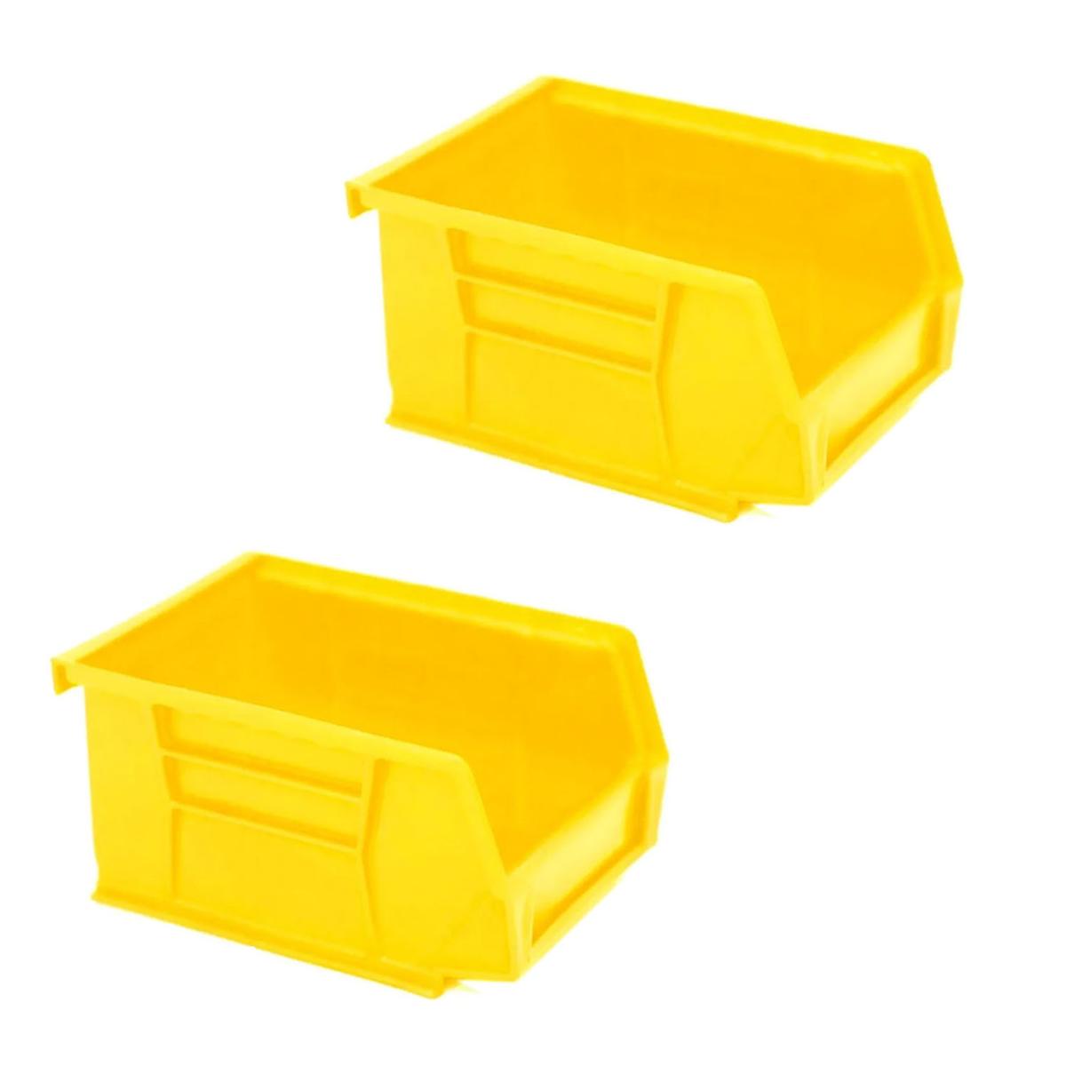 Foto 4 pulgar | Contenedor de Plástico Apilable Ventdepot Mxpas-005 5 Piezas Amarillo