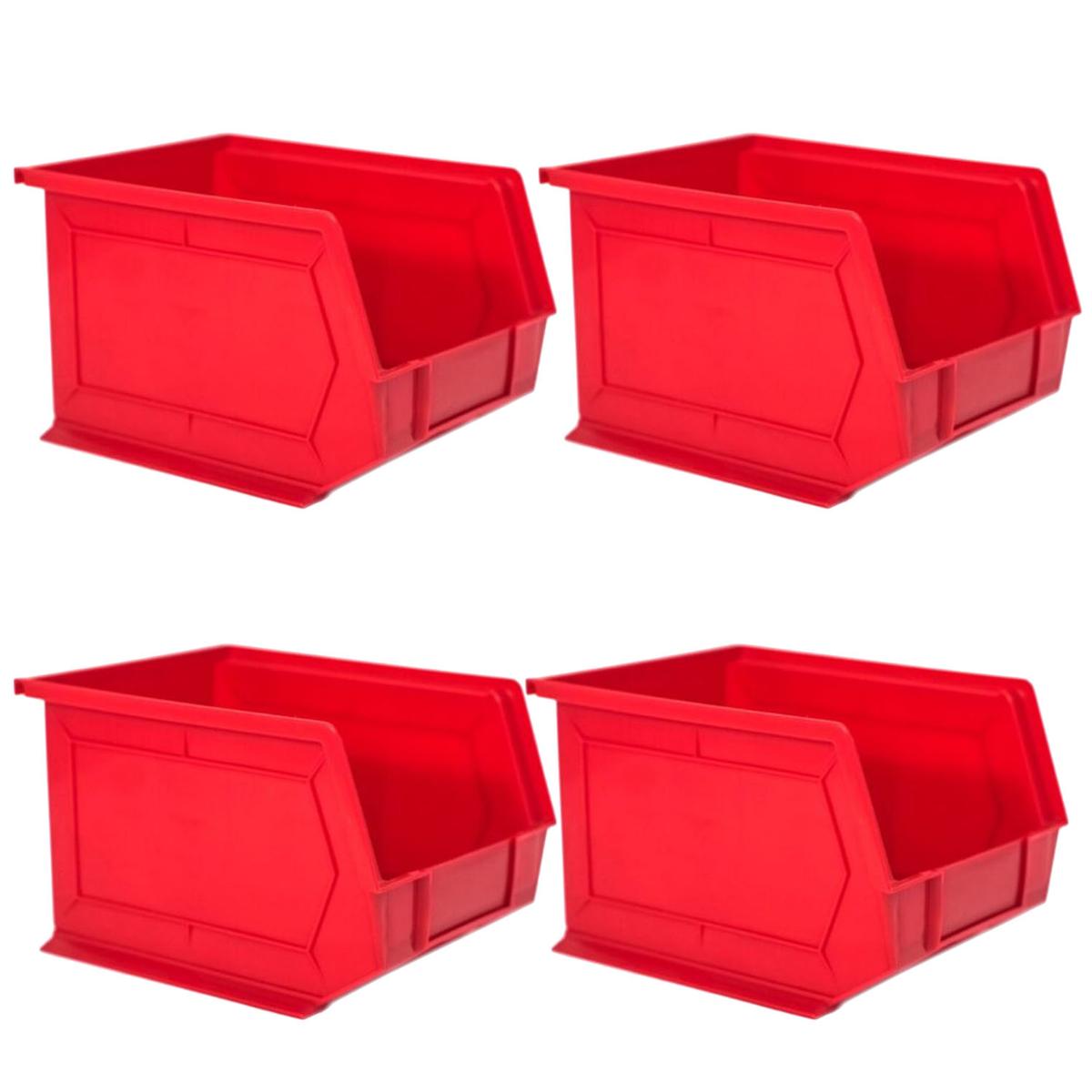 Caja Organizadora Ventdepot color Rojo 4 Piezas