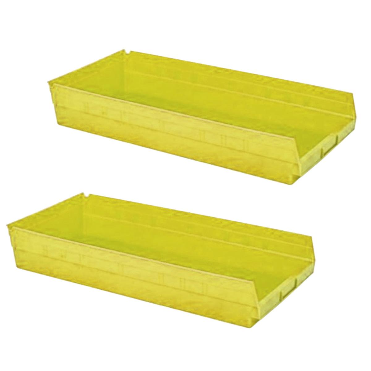 Contenedor Para Mantener Organizado Ventdepot Mxdtr-002 2 Piezas Amarillo