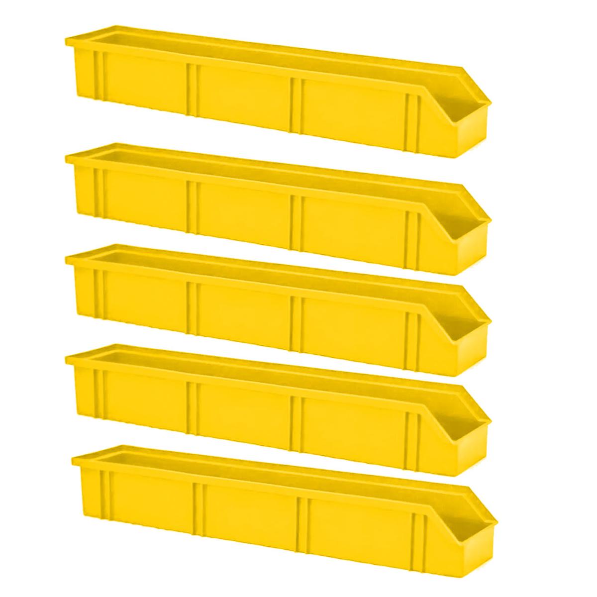 Organizador de Plástico Ventdepot 5 Piezas Amarillo