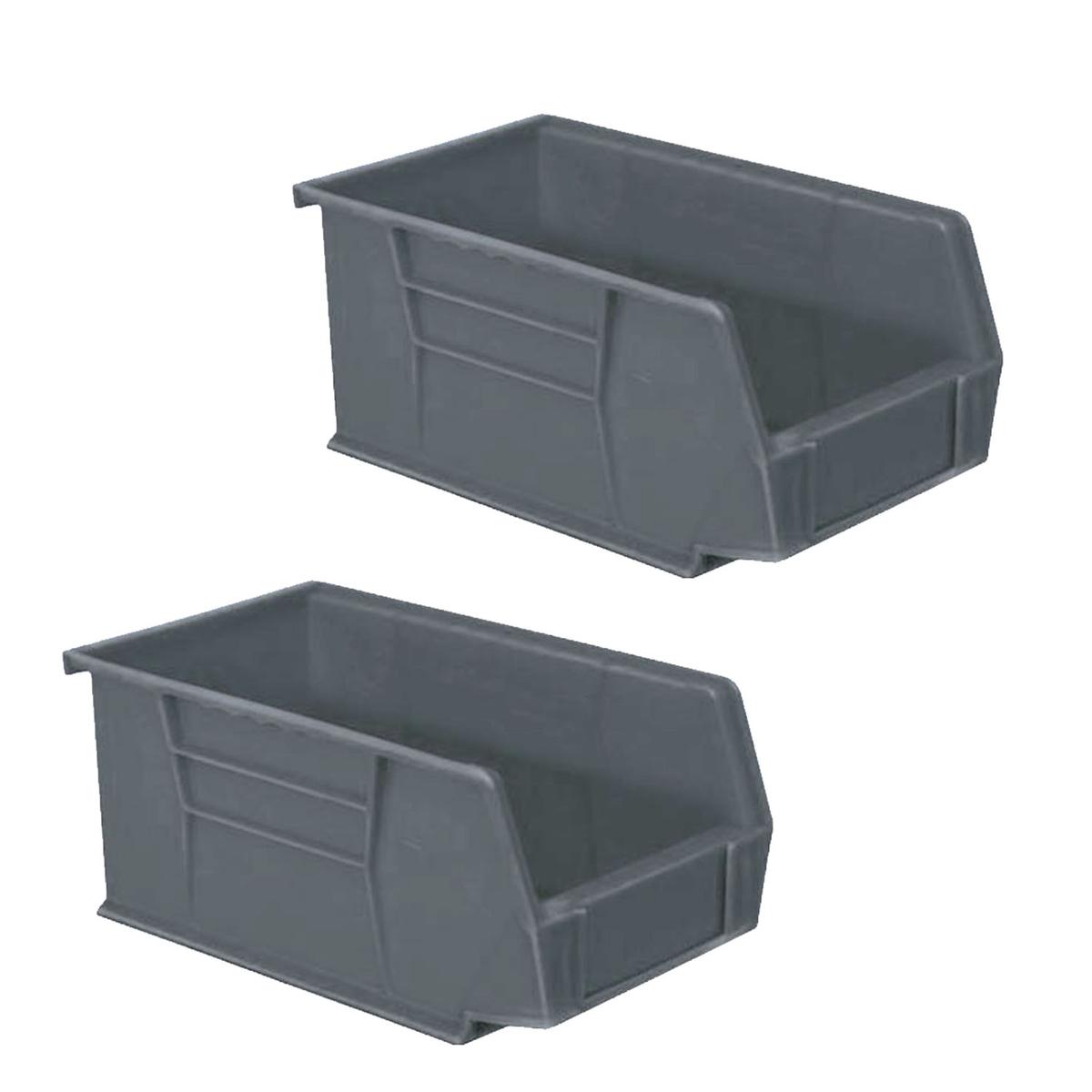 Contenedor de Plástico Ventdepot Mxwgg-029 2 Piezas Gris