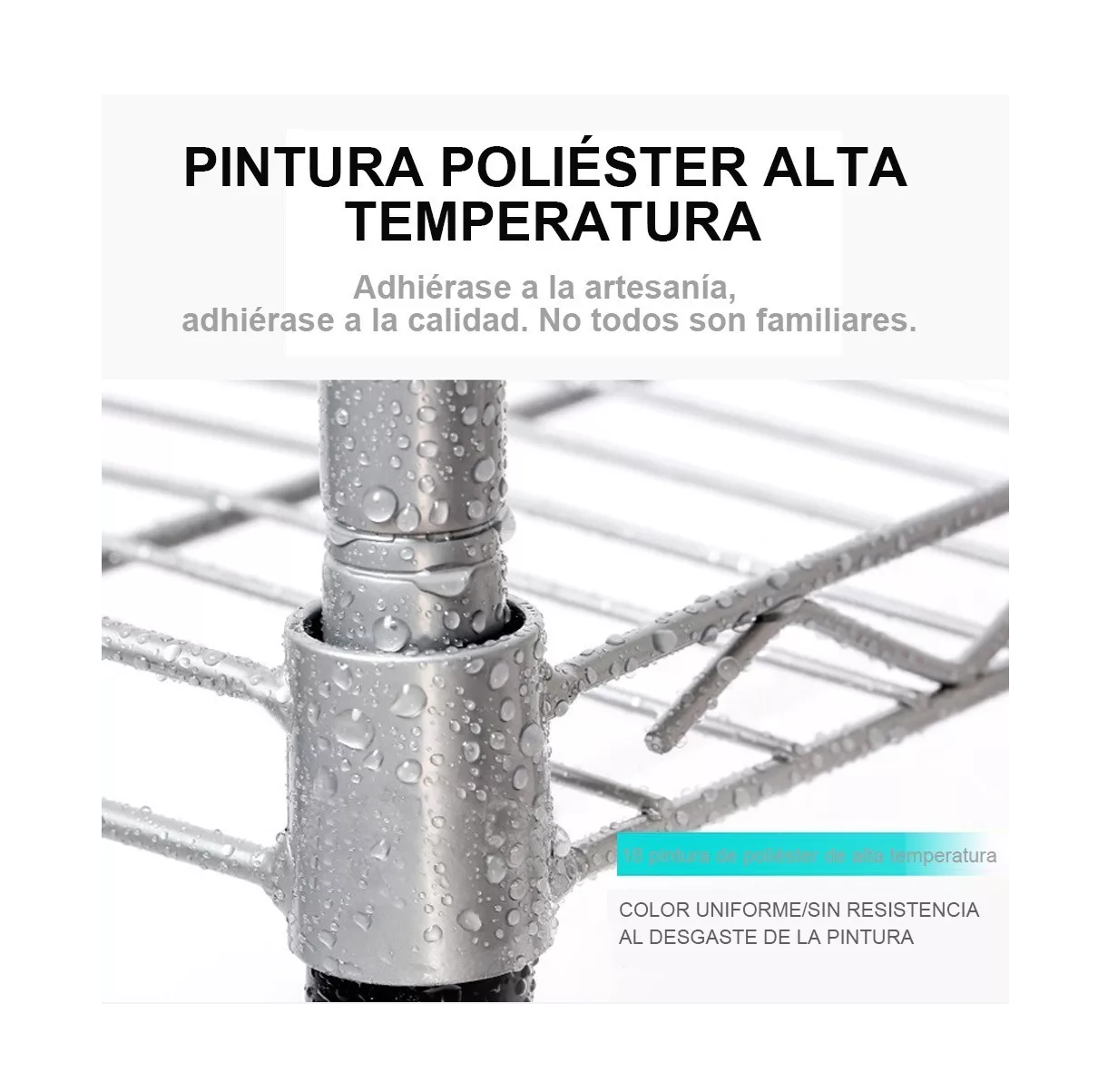 Foto 5 pulgar | Estante Organizador Metálico De 5 Niveles De Cocina Baño Plata