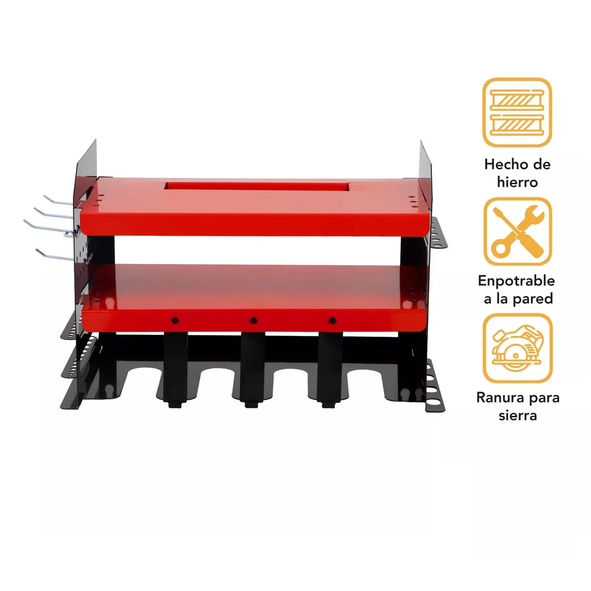 Foto 2 | Organizador De Herramientas Electricas Almacenamiento Pared Eo Safe Imports Esi-13269 Multicolor