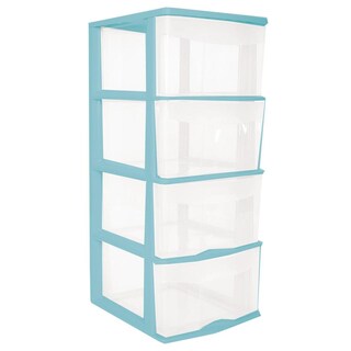 Foto 2 | Caja Plástico Organizadora Cajonera 4 Cajones 83*39*35cm