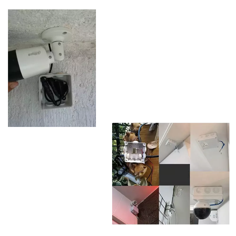 Foto 4 | Cajas de Registro Conexiones Cctv Ip55 8x8x5 6 Piezas