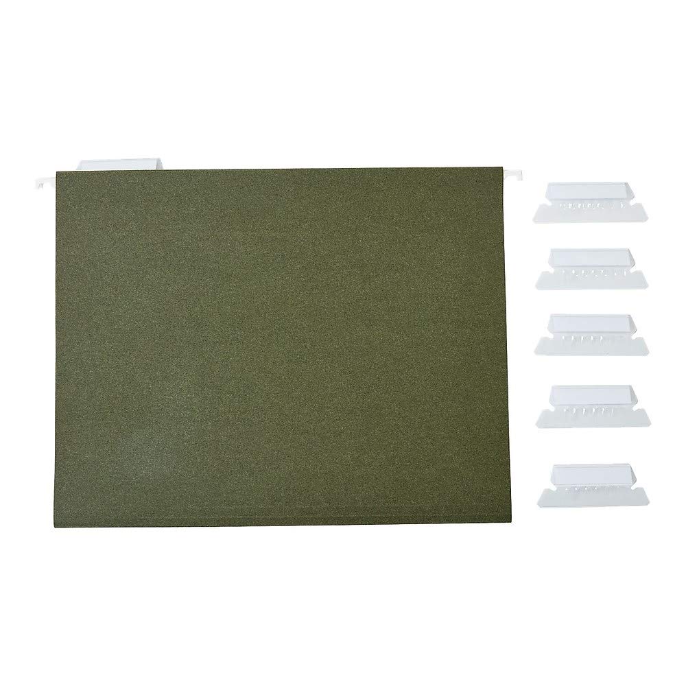 Carpetas Colgantes Staples 116764, 5 Pestañas, Tamaño Carta, Color Verde - Venta Internacional.