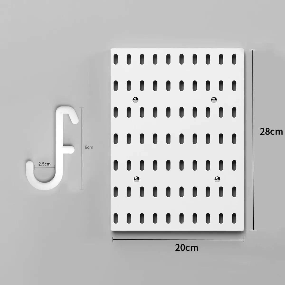 Foto 4 pulgar | Panel Organizador Eo Safe Imports Esi-15003 Blanco Montado a Pared Tableros de Herramientas