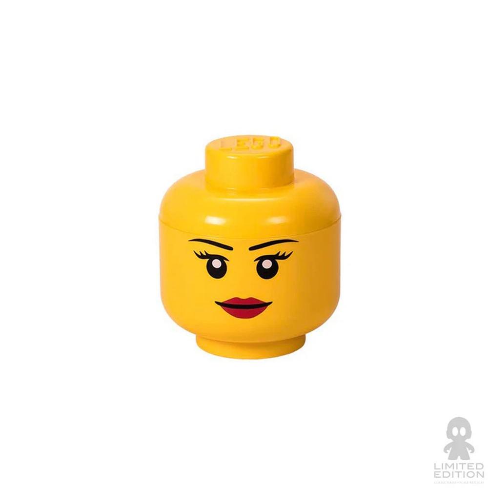 Lego Cabeza De Almacenamiento Cabeza De Almacenamiento Chica Mujer Original Design Art