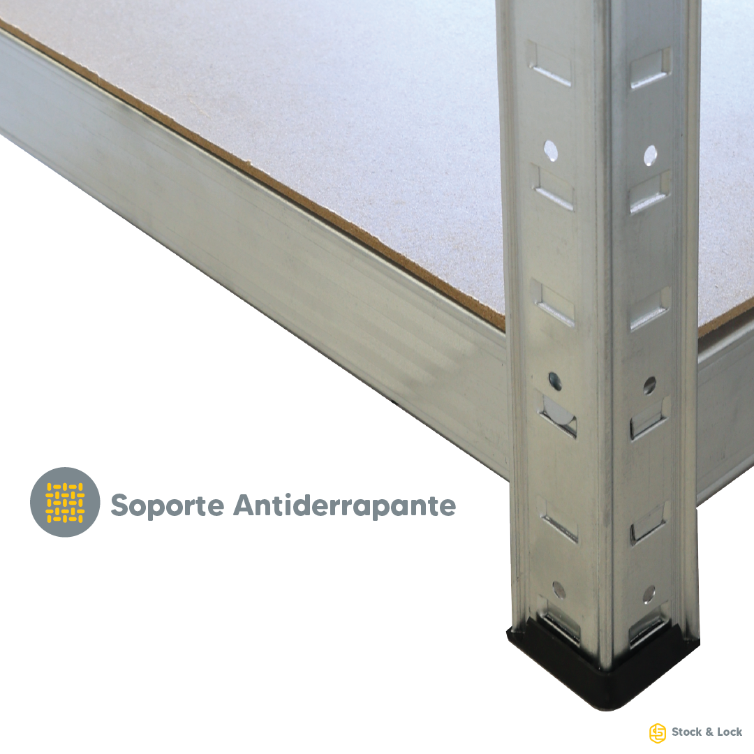 Foto 5 | Estante Organizador Stock & Lock 4 Niveles Gris