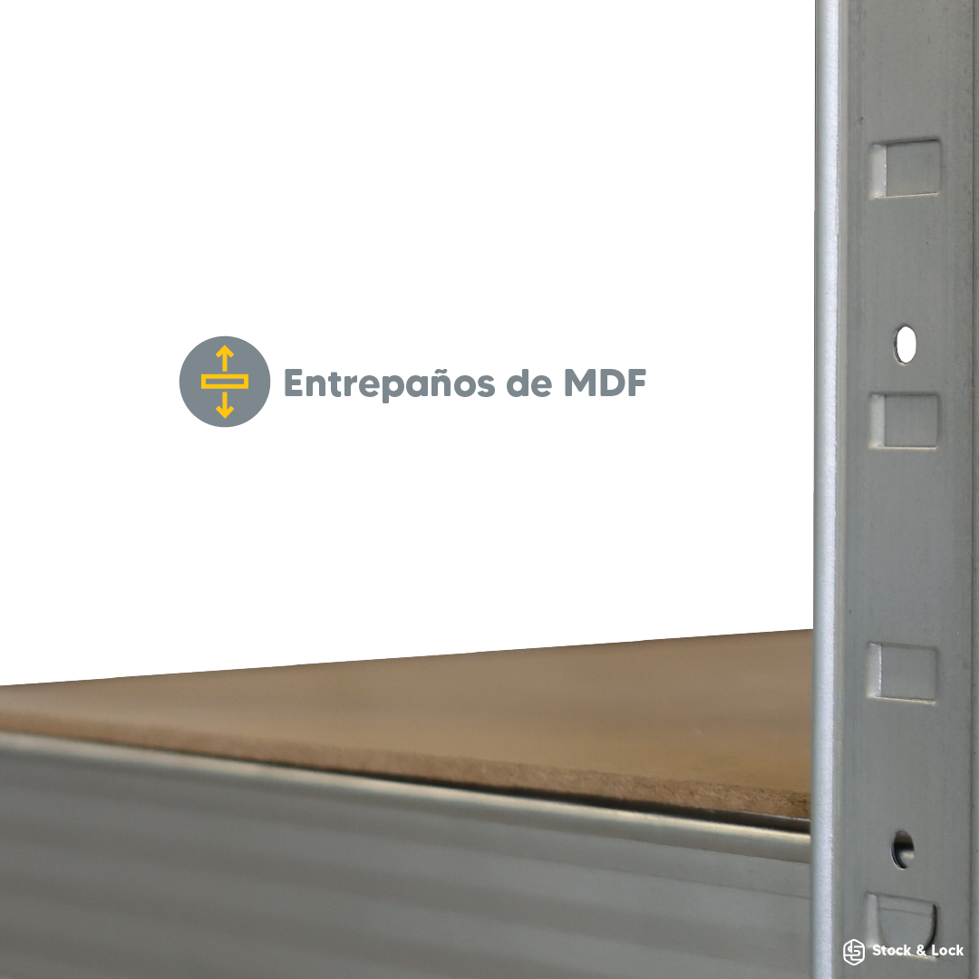 Foto 7 pulgar | Estante Organizador Stock & Lock 4 Niveles Gris