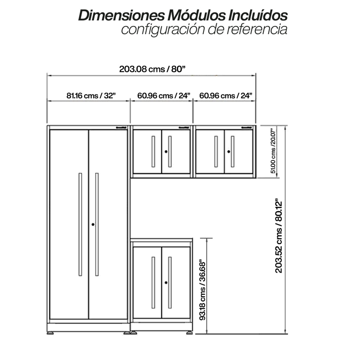 Foto 9 pulgar | Set de Gabinetes Profesional 4 Modulos Thor Kitchen Acero