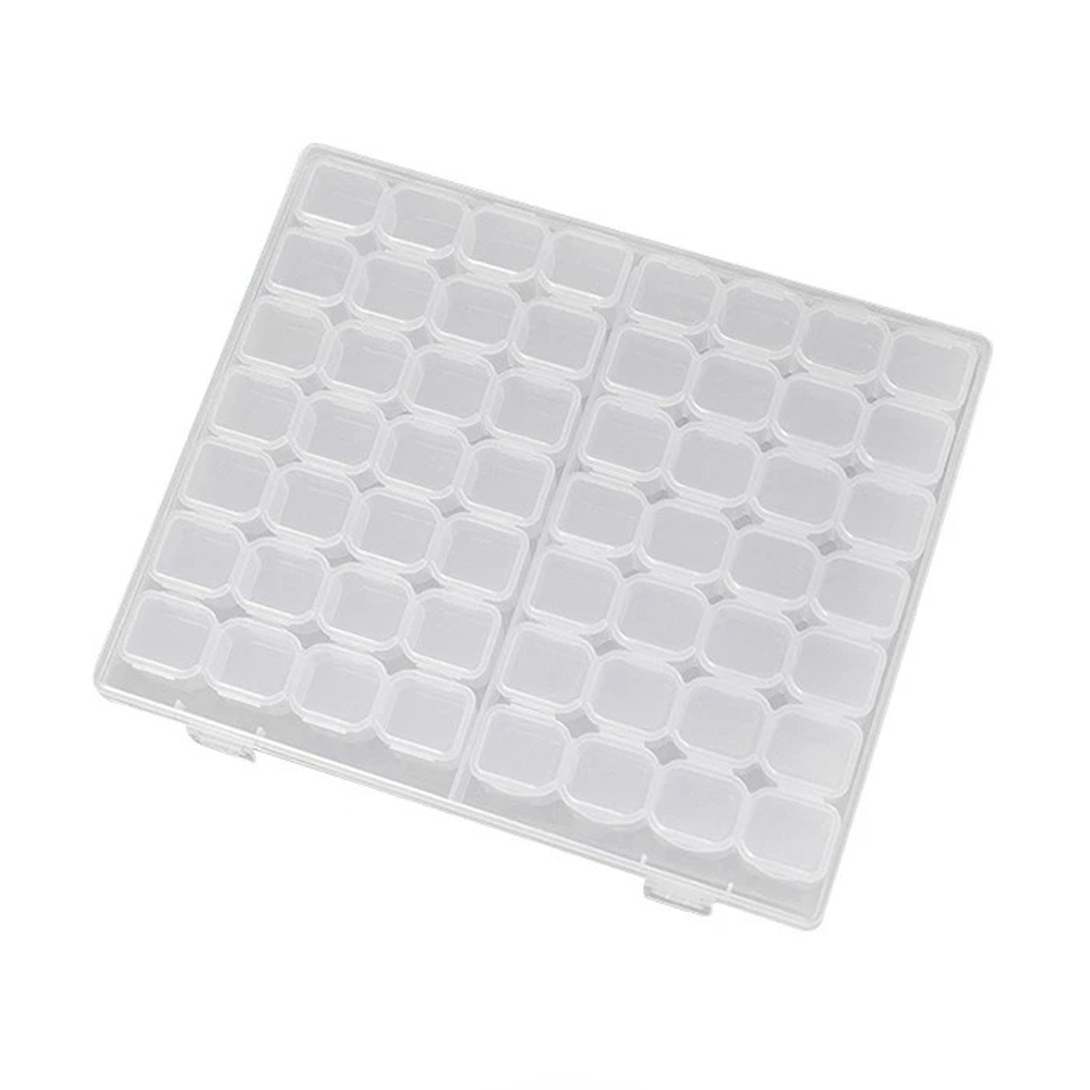 Caja de Almacenamiento con 104 Rejillas Extraíble