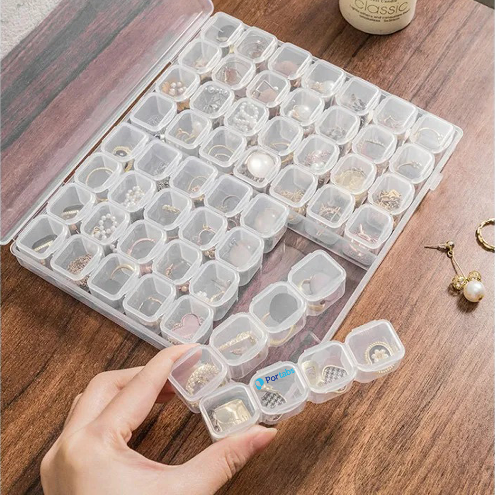 Foto 4 pulgar | Caja de Almacenamiento con 104 Rejillas Extraíble