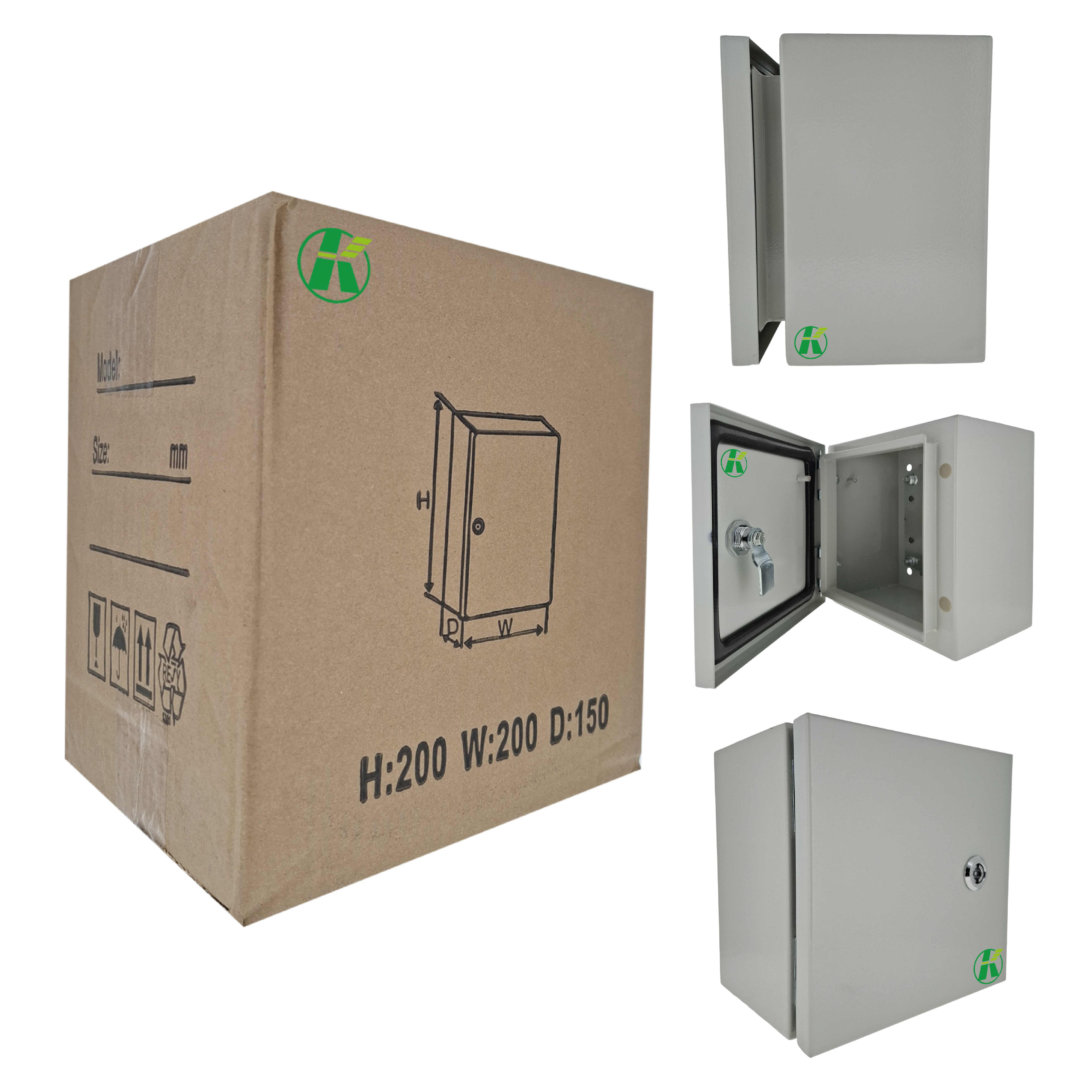 Foto 7 pulgar | Gabinete Metálico C/platina Gabinetes Gam-202015 20x20x15cm