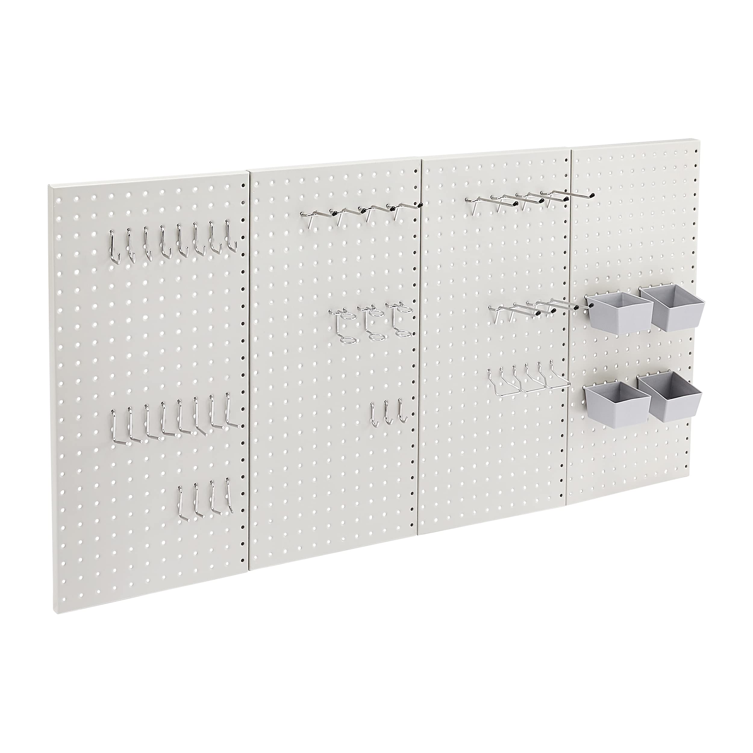 Kit de Tablero Perforado de Metal Resistente a la Corrosión 48 Piezas - Venta Internacional