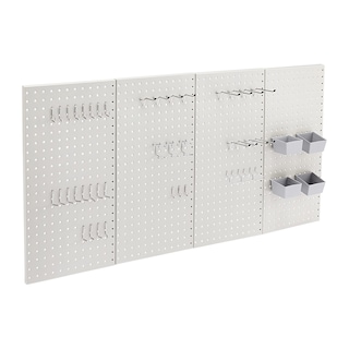 Foto 1 | Kit de Tablero Perforado de Metal Resistente a la Corrosión 48 Piezas - Venta Internacional