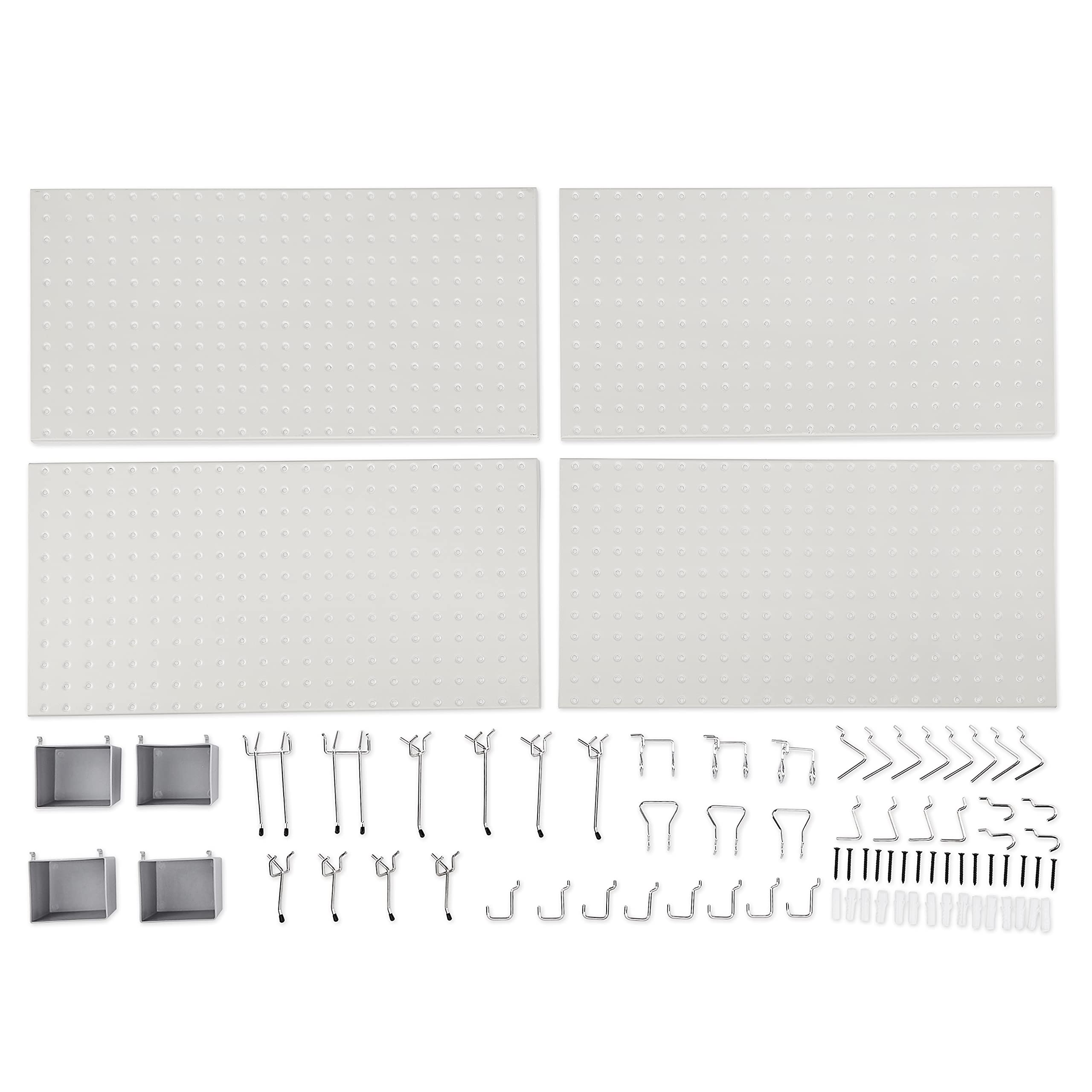 Foto 5 pulgar | Kit de Tablero Perforado de Metal Resistente a la Corrosión 48 Piezas - Venta Internacional
