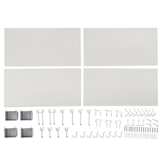 Foto 4 | Kit de Tablero Perforado de Metal Resistente a la Corrosión 48 Piezas - Venta Internacional