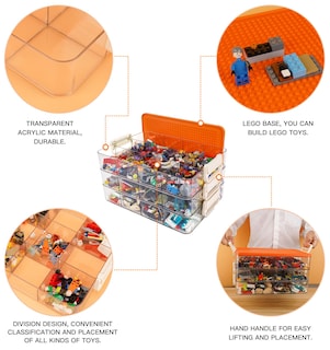 Foto 7 | Contenedor de Almacenamiento Wanlian con Tapa-Venta Internacional