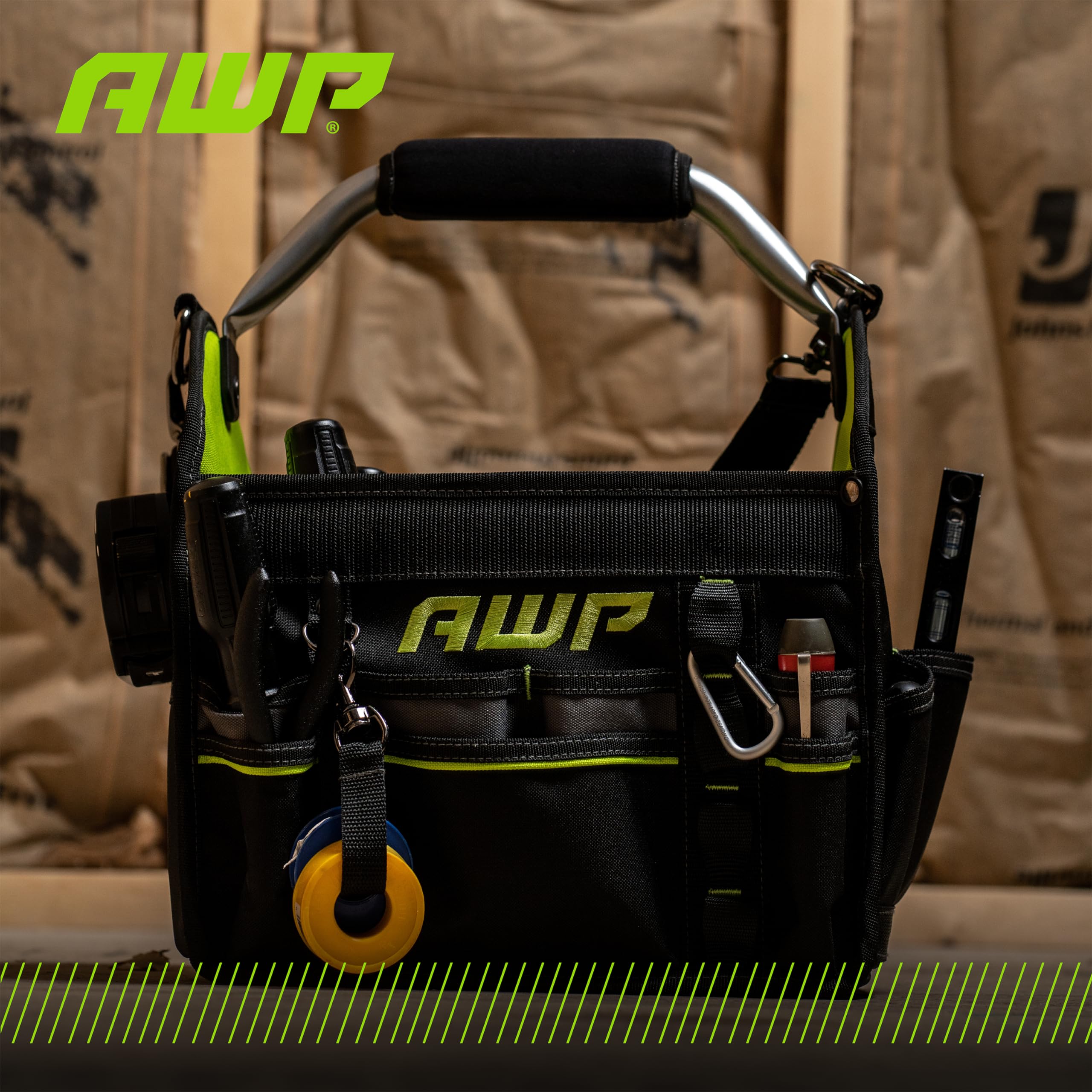 Foto 5 | Bolsa para Herramientas Awp Pro de 30 Cm con Mango Giratorio Resistente al Agua - Venta Internacional