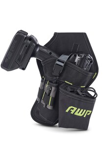 Foto 1 | Funda para Taladro AWP en Ángulo de Poliéster Resistente Negra - Venta Internacional
